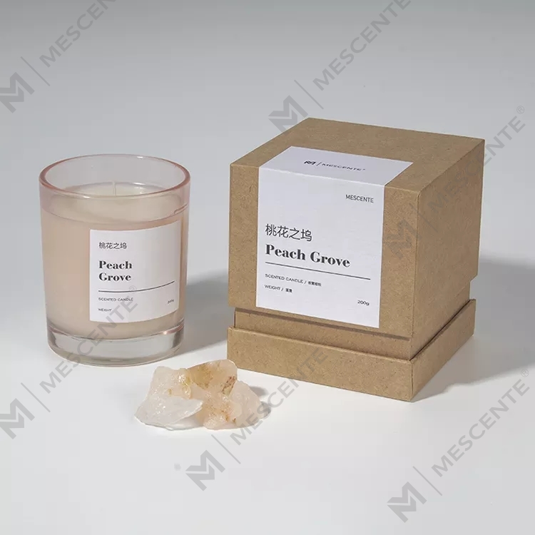 M&Scent Grandes bougies parfumées luxueuses avec cristaux, pour fêtes et parfum d'intérieur