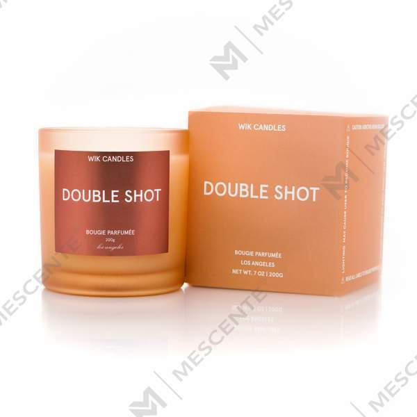 Bougies de luxe personnalisées en cire de soja parfumées au cristal de verre noir M&Scent en gros