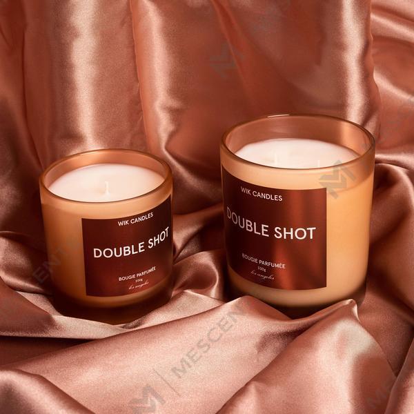 Bougies de luxe personnalisées en cire de soja parfumées au cristal de verre noir M&Scent en gros