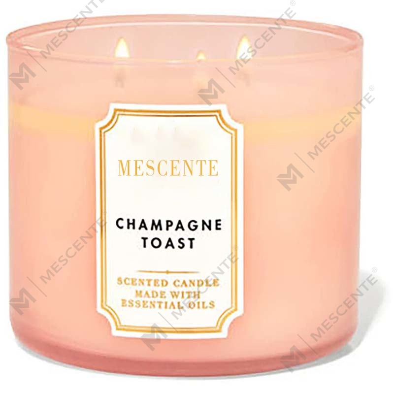 Bougie en cire de soja parfumée au jasmin naturel à 3 mèches fabriquée à la main par M&Scent, cadeau, bougies en cristal d'aromathérapie de marque privée