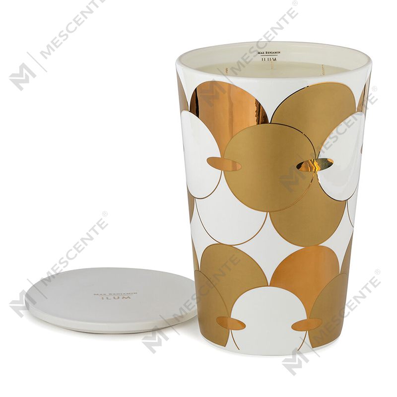 Coffret cadeau de bougies parfumées en cire de soja de luxe personnalisées de marque privée M&Scent en gros