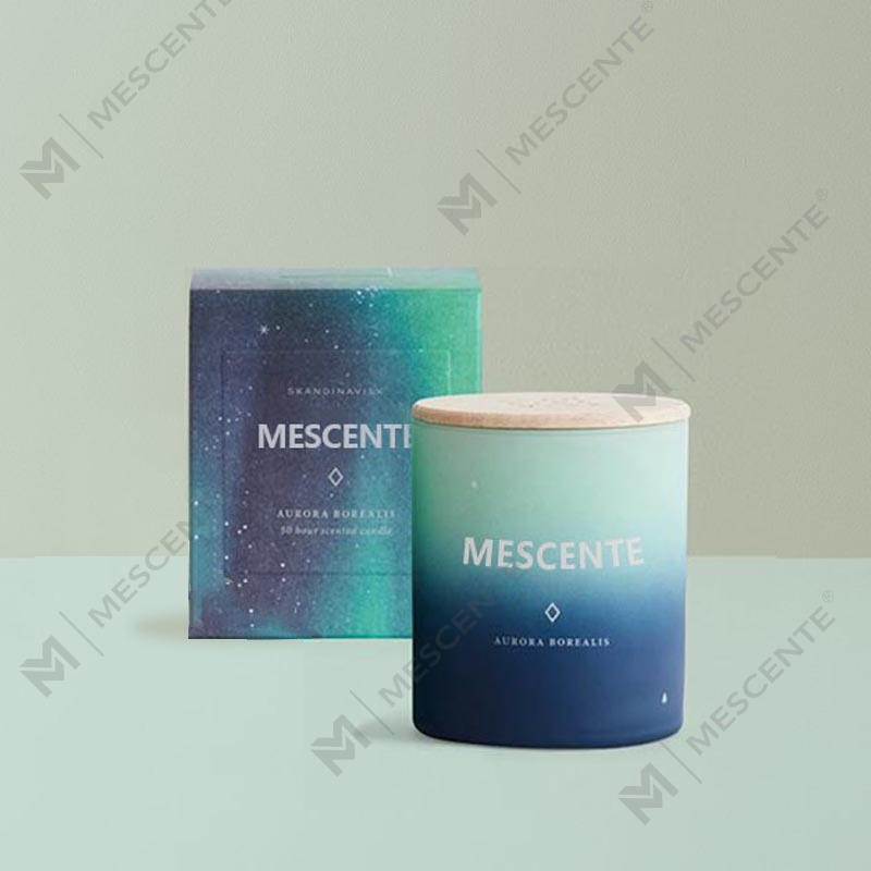 Bougies parfumées personnalisées de marque privée M&Scent pour la décoration intérieure dans un pot en verre