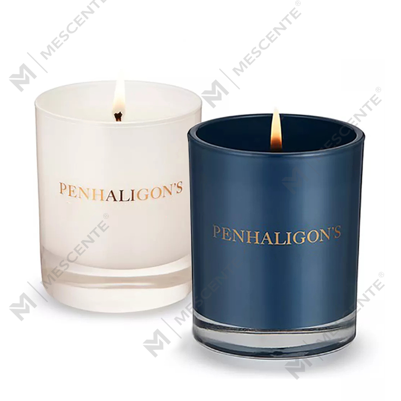 Bougies parfumées d'aromathérapie à la cire de soja parfumée au chakra de cristal de guérison spirituelle de luxe et de marque privée