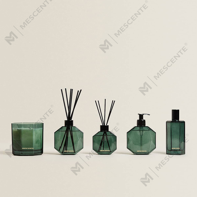 M&Scent usine personnalisée bougie parfumée en cire de soja naturelle avec étiquette privée en pot en verre