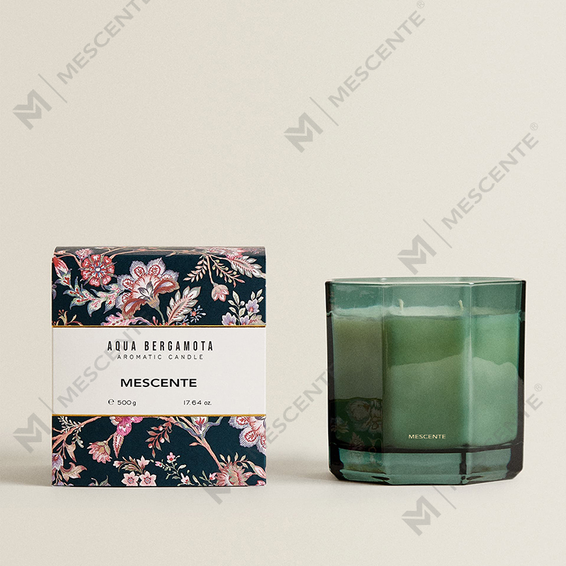 M&Scent usine personnalisée bougie parfumée en cire de soja naturelle avec étiquette privée en pot en verre