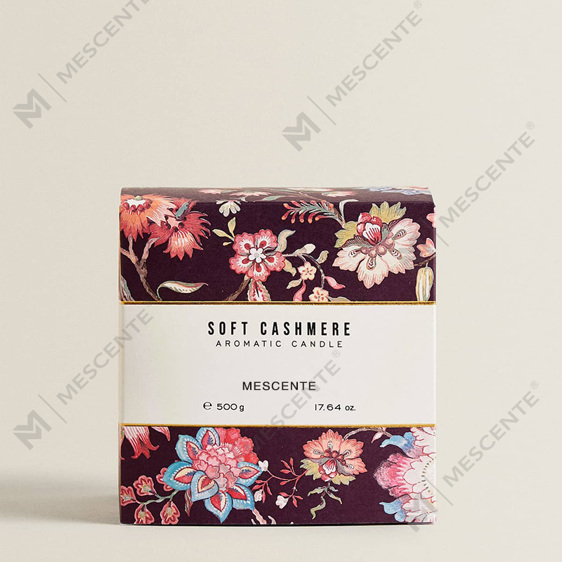 Bougies parfumées de Noël de luxe M&Scent, bougies aromathérapeutiques en cire de soja dans un pot en verre noir, coffret cadeau