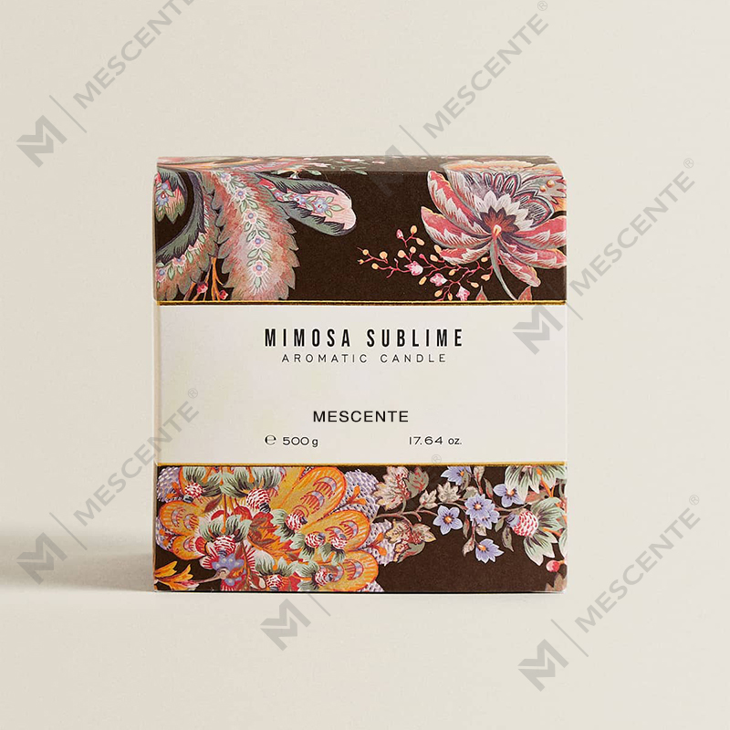 Bougies parfumées spirituelles à la cire de soja de luxe personnalisées de marque privée avec coffret cadeau