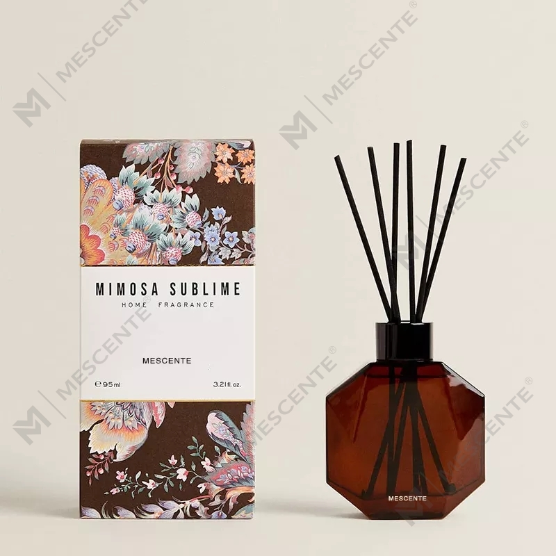 Diffuseur à roseaux domestique personnalisé de luxe de marque privée M&Scent 200 ml 500 ml avec boîte