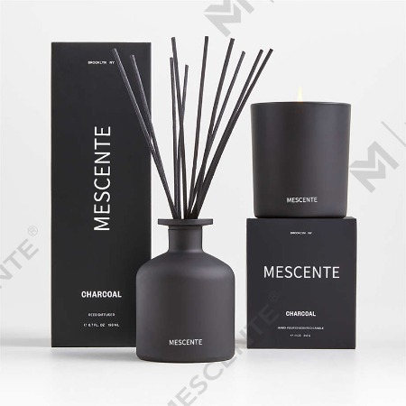 Bougies parfumées à la cire de soja de luxe de marque privée M&Scent en gros avec boîte