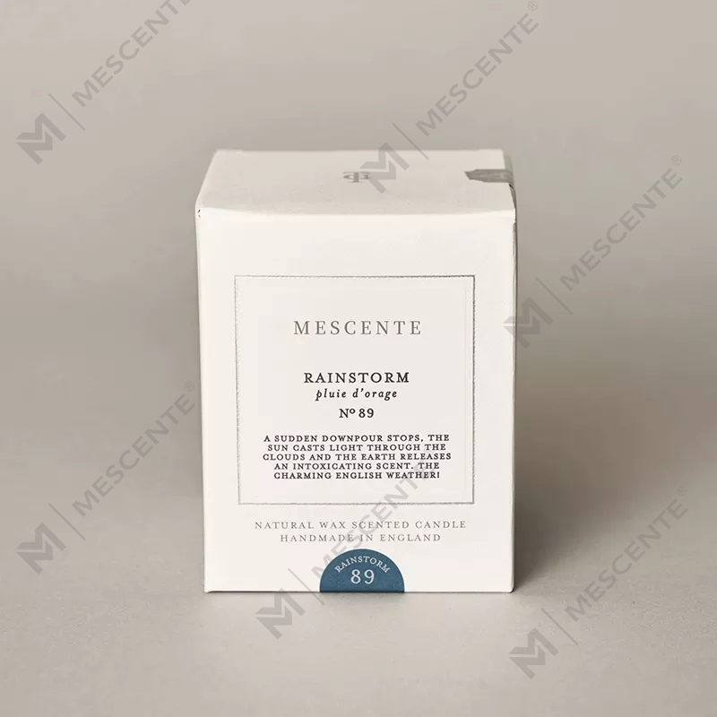 M&Scent Vente en gros de nouveaux modèles luxueux, bougies parfumées personnalisées avec marque privée, pots en cristal de Noël avec couvercle, à la cire de soja