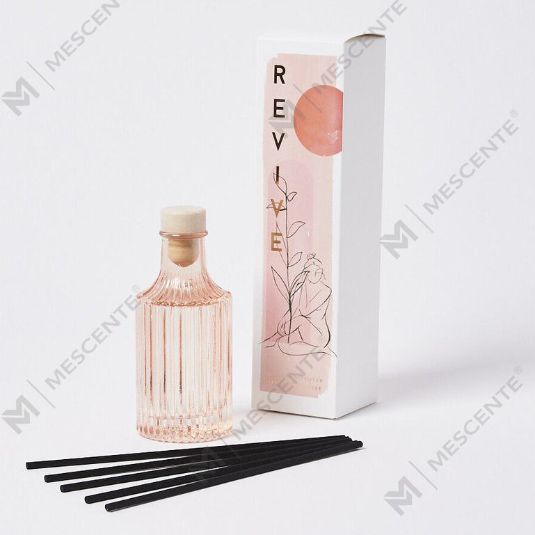 Diffuseur de roseaux de fleurs Tatakan Untuk personnalisé M&Scent 100 ml 200 ml en verre