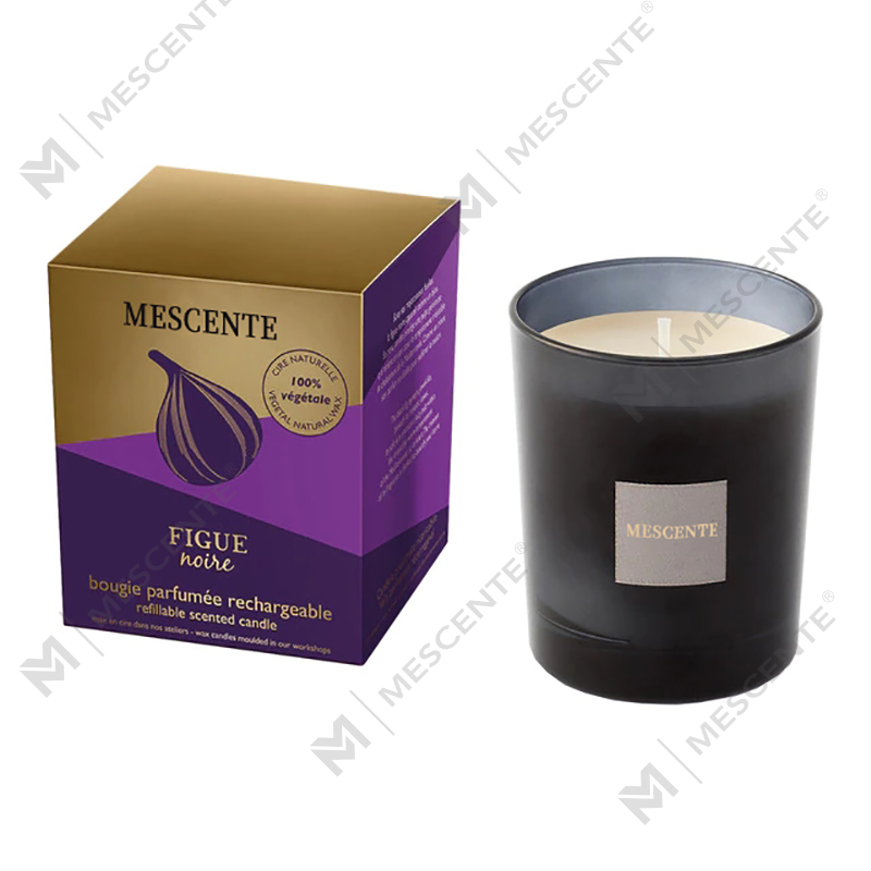 M&Scent Petite boîte funéraire personnalisée aromatique, avec bougie en béton transparente en forme de cœur sans goutte de cire